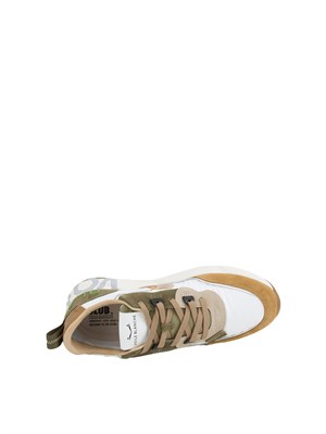 SNEAKERS VOILE BLANCHE BEIGE in UOMO