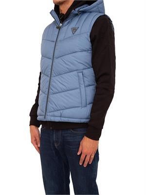 GILET GUESS JEANS BLU in UOMO