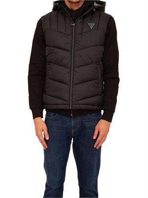 GILET GUESS JEANS NERO in UOMO