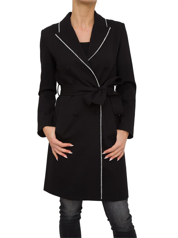 CAPPOTTO TWIN-SET NERO