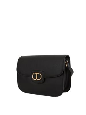 BORSA A SPALLA TWIN-SET NERO in DONNA