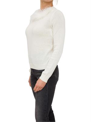 MAGLIA TWIN-SET BIANCO in DONNA