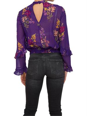 BLUSA TWIN-SET VIOLA in DONNA
