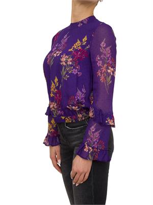 BLUSA TWIN-SET VIOLA in DONNA
