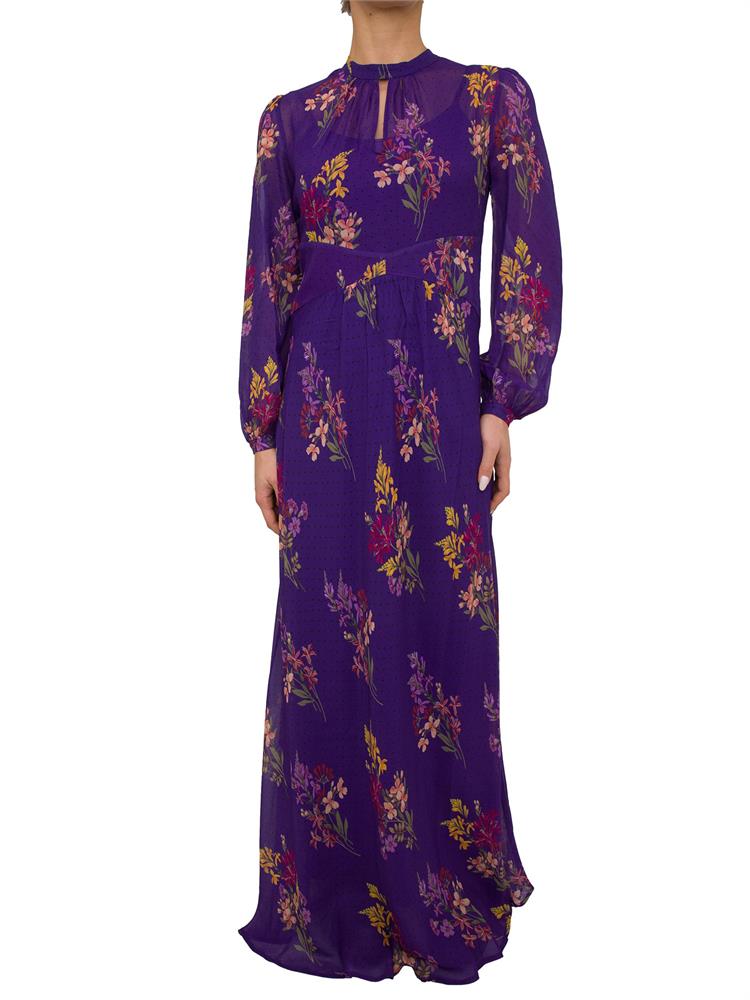 VESTITO TWIN-SET VIOLA