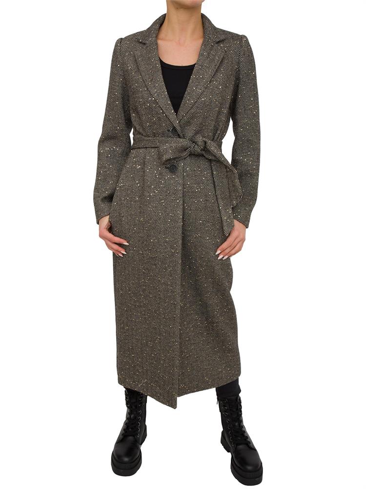 CAPPOTTO TWIN-SET BICOLOR