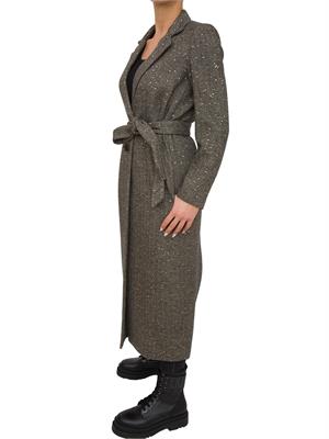 CAPPOTTO TWIN-SET BICOLOR in DONNA