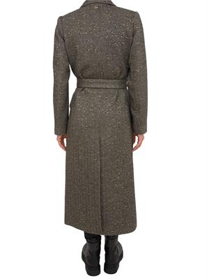 CAPPOTTO TWIN-SET BICOLOR in DONNA