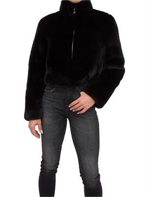 PELLICCIA TWIN-SET NERO in DONNA