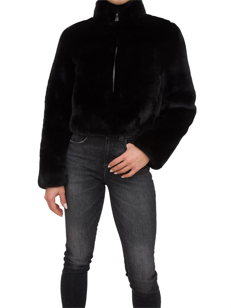 PELLICCIA TWIN-SET NERO