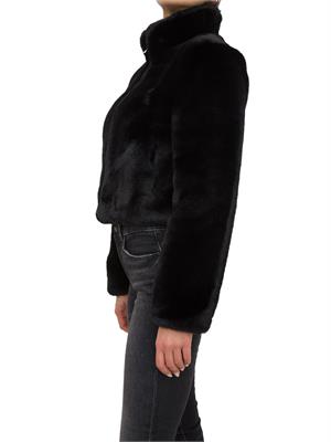 PELLICCIA TWIN-SET NERO in DONNA