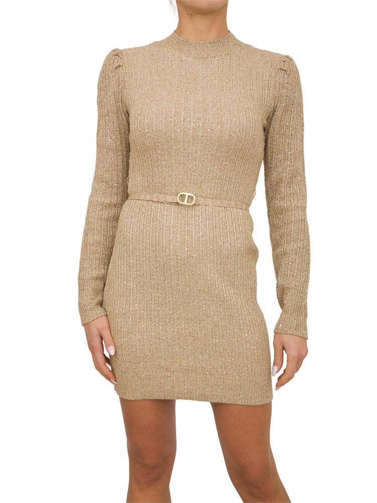 VESTITO TWIN-SET BEIGE