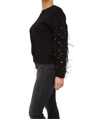 FELPA TWIN-SET NERO in DONNA