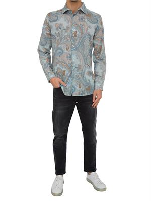 CAMICIA MANICA LUNGA ETRO AZZURRO in UOMO