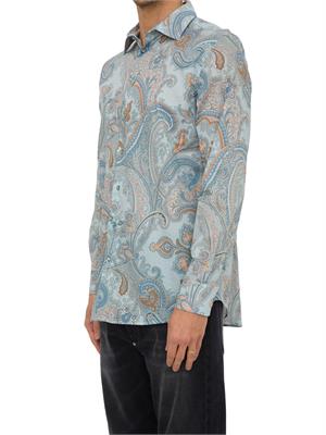 CAMICIA MANICA LUNGA ETRO AZZURRO in UOMO