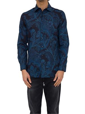 CAMICIA MANICA LUNGA ETRO BLU in UOMO