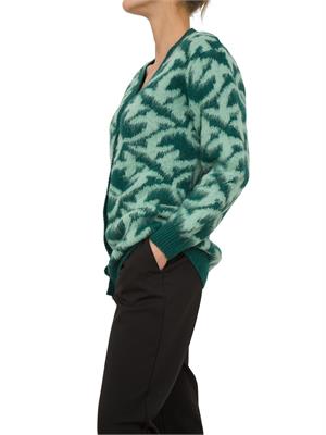 CARDIGAN PINKO VERDE in DONNA