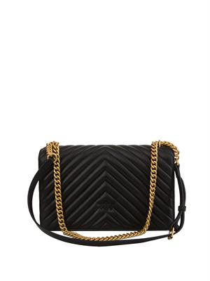 BORSA A SPALLA PINKO NERO in DONNA