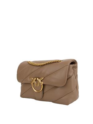 BORSA A SPALLA PINKO BEIGE in DONNA