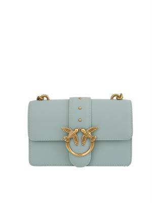 BORSA A SPALLA PINKO CELESTE in DONNA