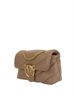 BORSA A SPALLA PINKO BEIGE in DONNA