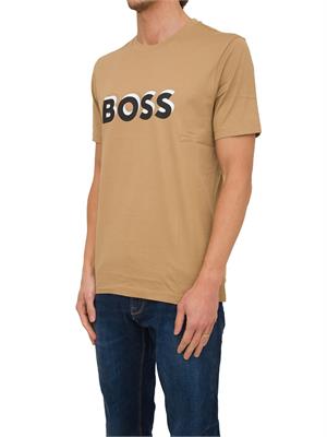 T-SHIRT BOSS BEIGE in UOMO