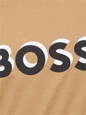 T-SHIRT BOSS BEIGE in UOMO