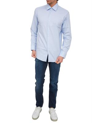 CAMICIA MANICA LUNGA BOSS AZZURRO in UOMO