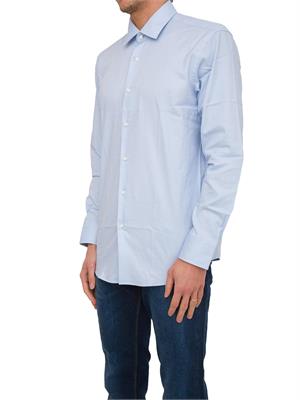 CAMICIA MANICA LUNGA BOSS AZZURRO in UOMO