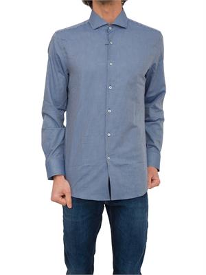 CAMICIA MANICA LUNGA BOSS BLU in UOMO