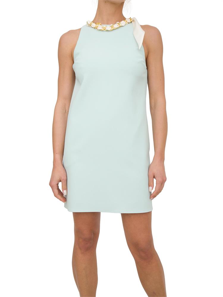 VESTITO ELISABETTA FRANCHI ACQUAMARINA