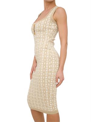 VESTITO ELISABETTA FRANCHI BEIGE in DONNA