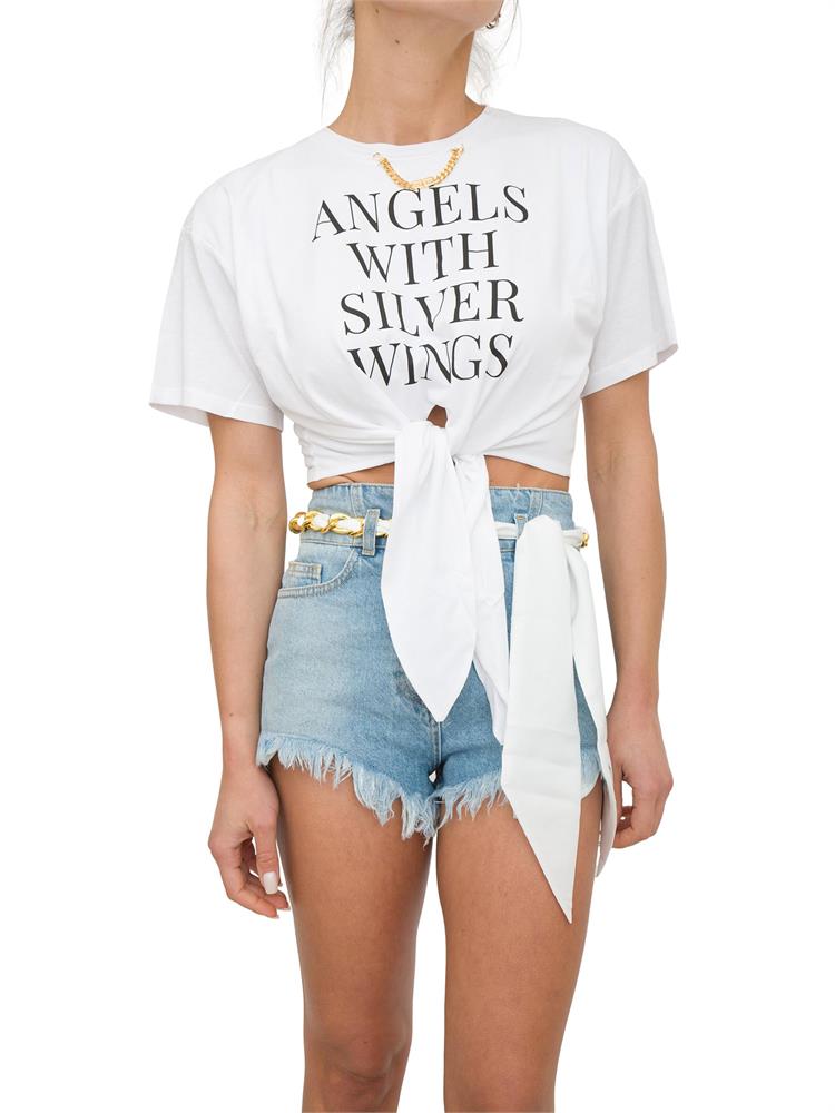 T-SHIRT ELISABETTA FRANCHI BIANCO
