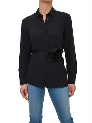 CAMICIA MANICA LUNGA MARELLA NERO in DONNA