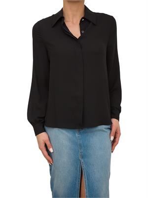 CAMICIA MANICA LUNGA FRACOMINA NERO in DONNA