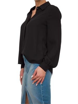 CAMICIA MANICA LUNGA FRACOMINA NERO in DONNA