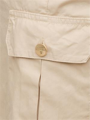 PANTALONE BERMUDA FRACOMINA BEIGE in DONNA