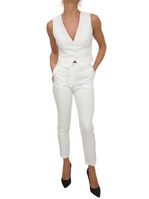 GILET FRACOMINA BIANCO in DONNA