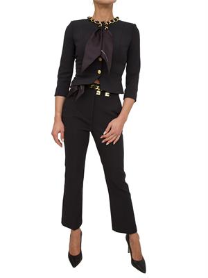 GIACCA MONOPETTO ELISABETTA FRANCHI NERO in DONNA