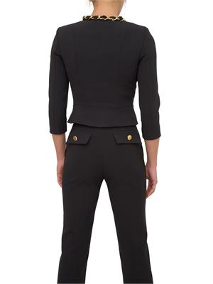 GIACCA MONOPETTO ELISABETTA FRANCHI NERO in DONNA