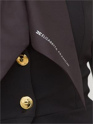 GIACCA MONOPETTO ELISABETTA FRANCHI NERO in DONNA