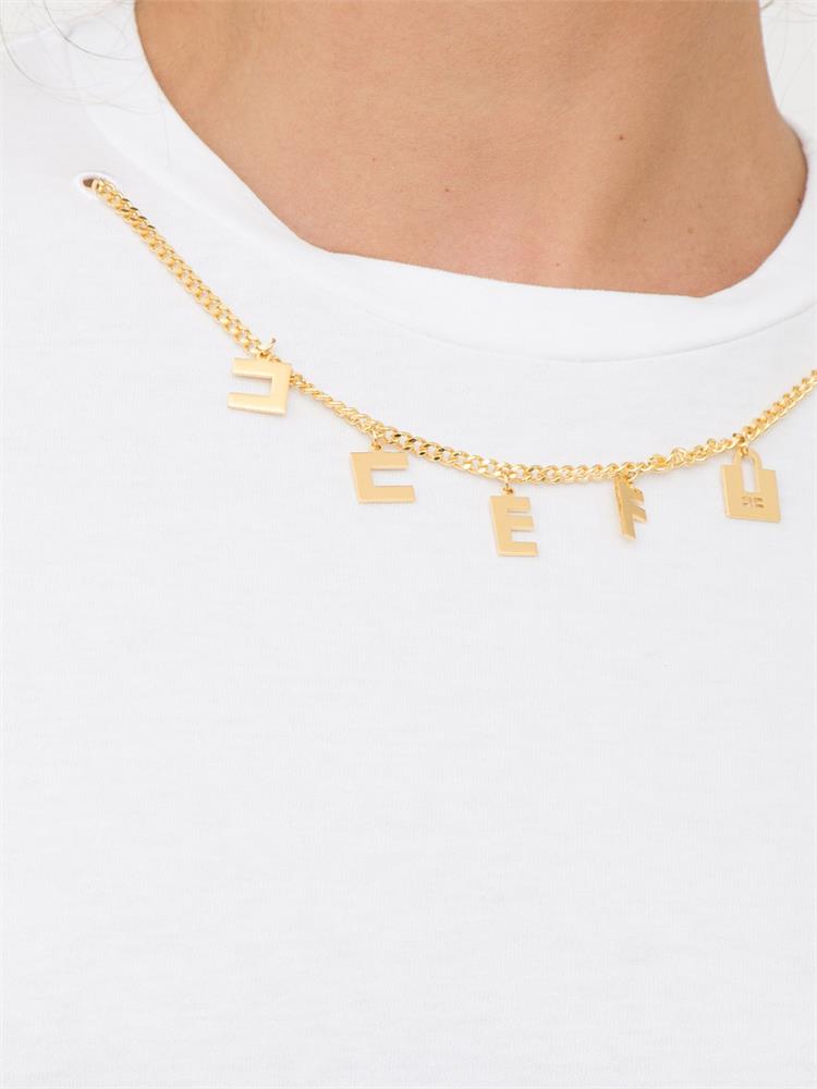 T-SHIRT ELISABETTA FRANCHI BIANCO