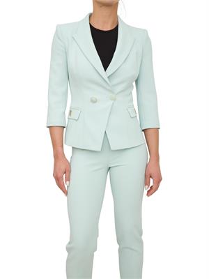 GIACCA DOPPIOPETTO ELISABETTA FRANCHI ACQUAMARINA in DONNA