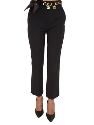 PANTALONE CASUAL ELISABETTA FRANCHI NERO in DONNA