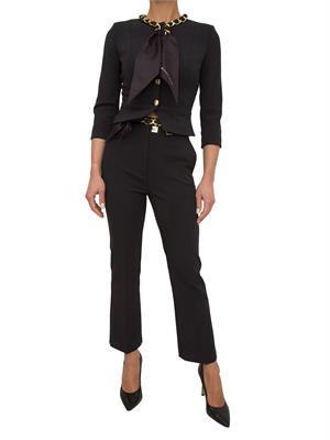 PANTALONE CASUAL ELISABETTA FRANCHI NERO in DONNA