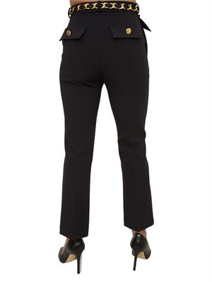 PANTALONE CASUAL ELISABETTA FRANCHI NERO in DONNA