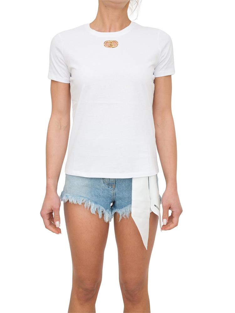 T-SHIRT ELISABETTA FRANCHI BIANCO