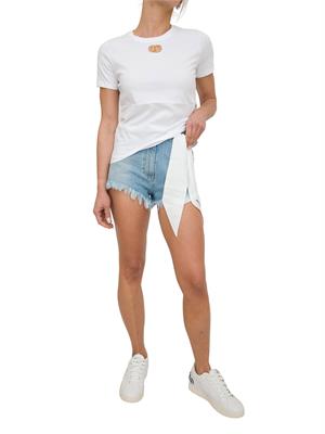 T-SHIRT ELISABETTA FRANCHI BIANCO in DONNA