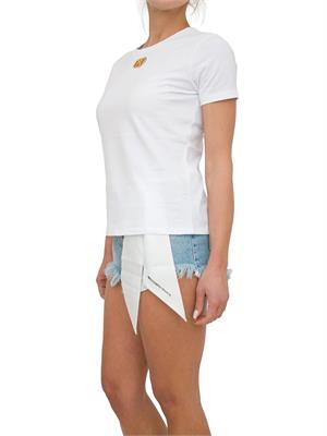T-SHIRT ELISABETTA FRANCHI BIANCO in DONNA