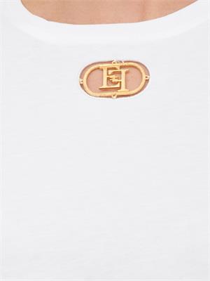T-SHIRT ELISABETTA FRANCHI BIANCO in DONNA